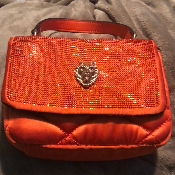 Orange evening bag - Picture 1 of 3